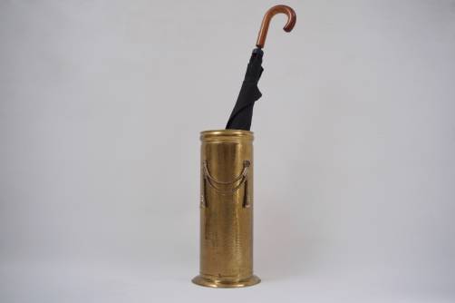 Vintage brass umbrella stand by Peerage, 1930`s ca, English